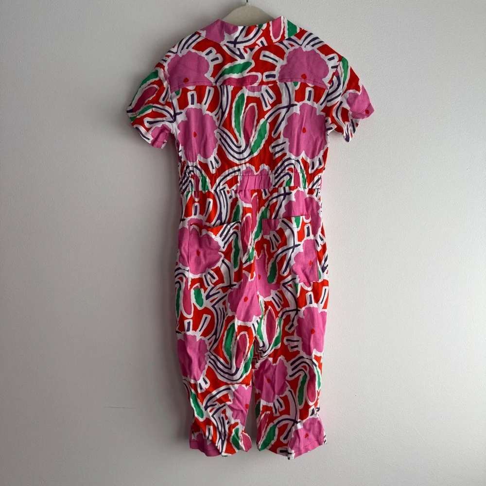 Diane Von Furstenberg Floral Jumpsuit Size 3T - Picture 3 of 5